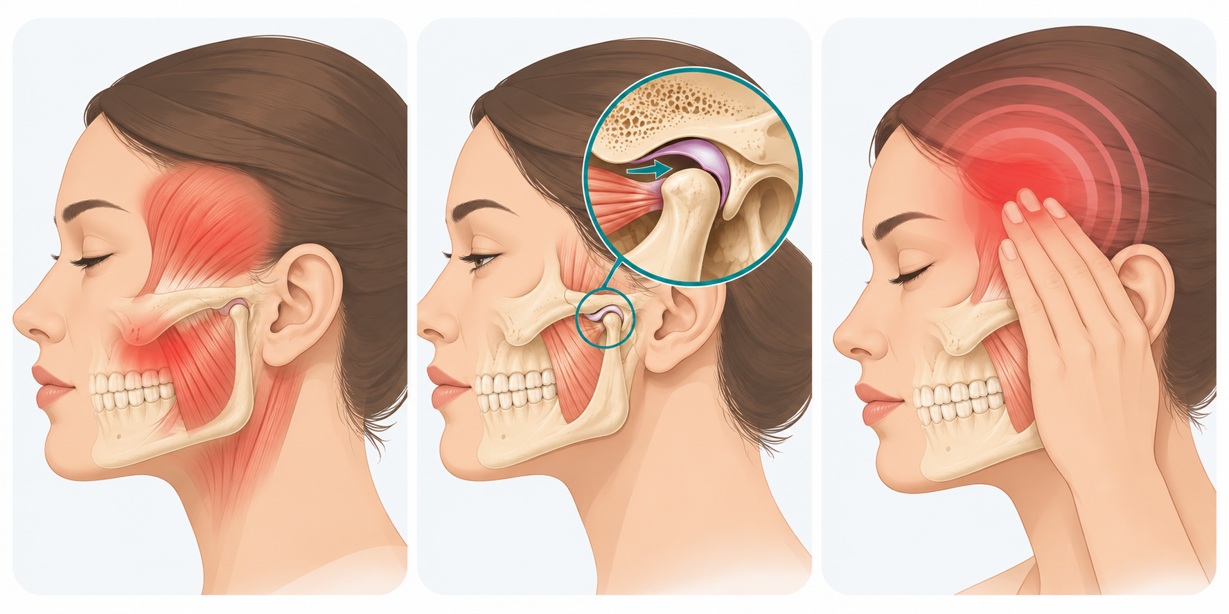 hree TMJ disorder types compared