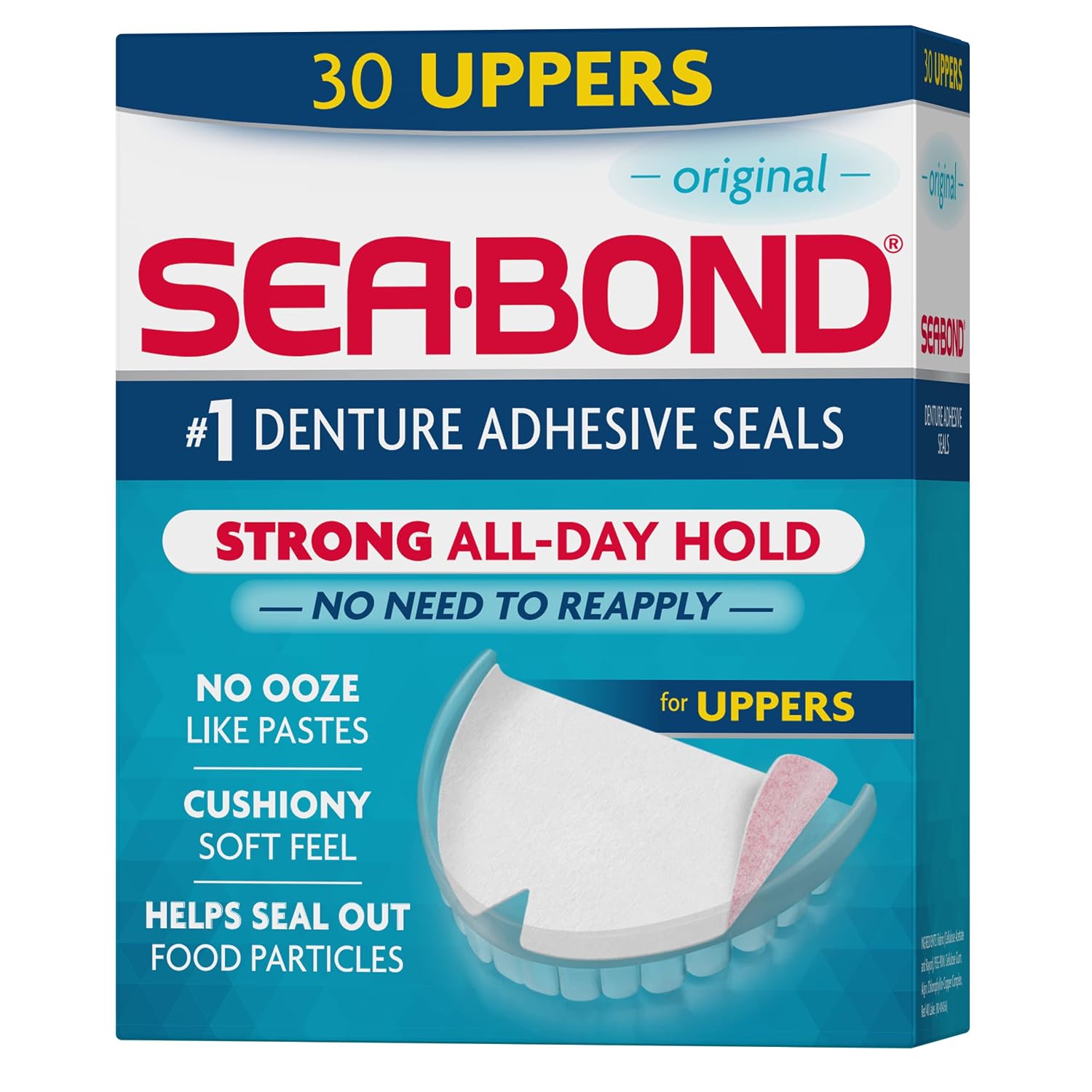 Sea-Bond Denture adhesive seals