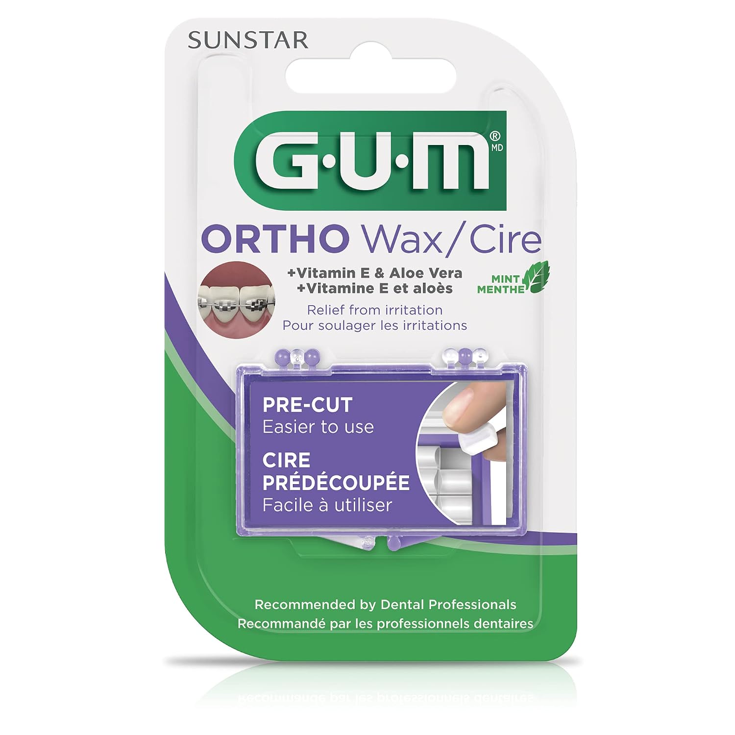 GUM orthodontic wax package